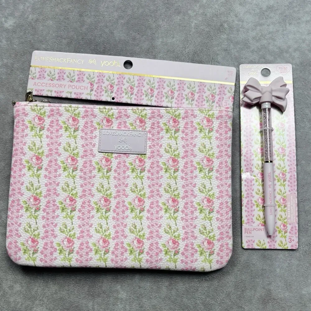 LoveShackFancy Target NWT Ballet Bloom Set Backpack Pencil Case Pen and Bag